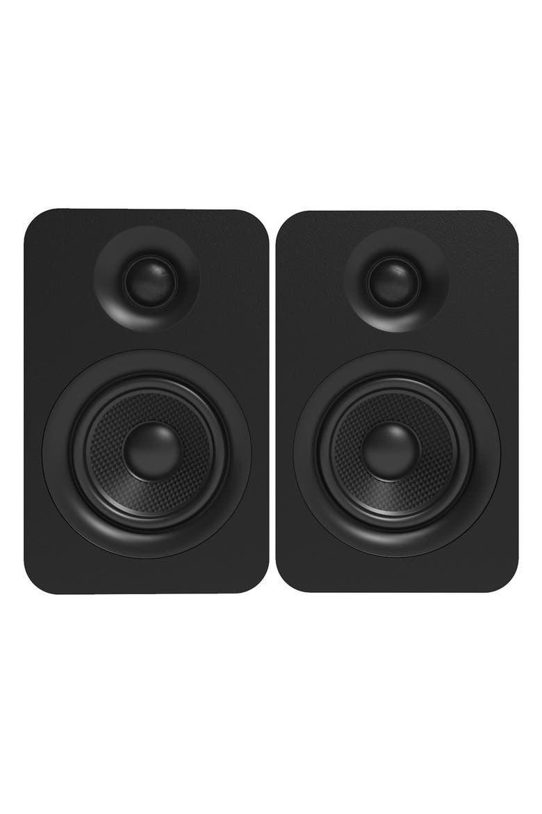 YUP4 Passive Bookshelf Speakers with 1" Silk Dome Tweeter & 4" Kevlar Woofer - Pair, Alternate, color, Black