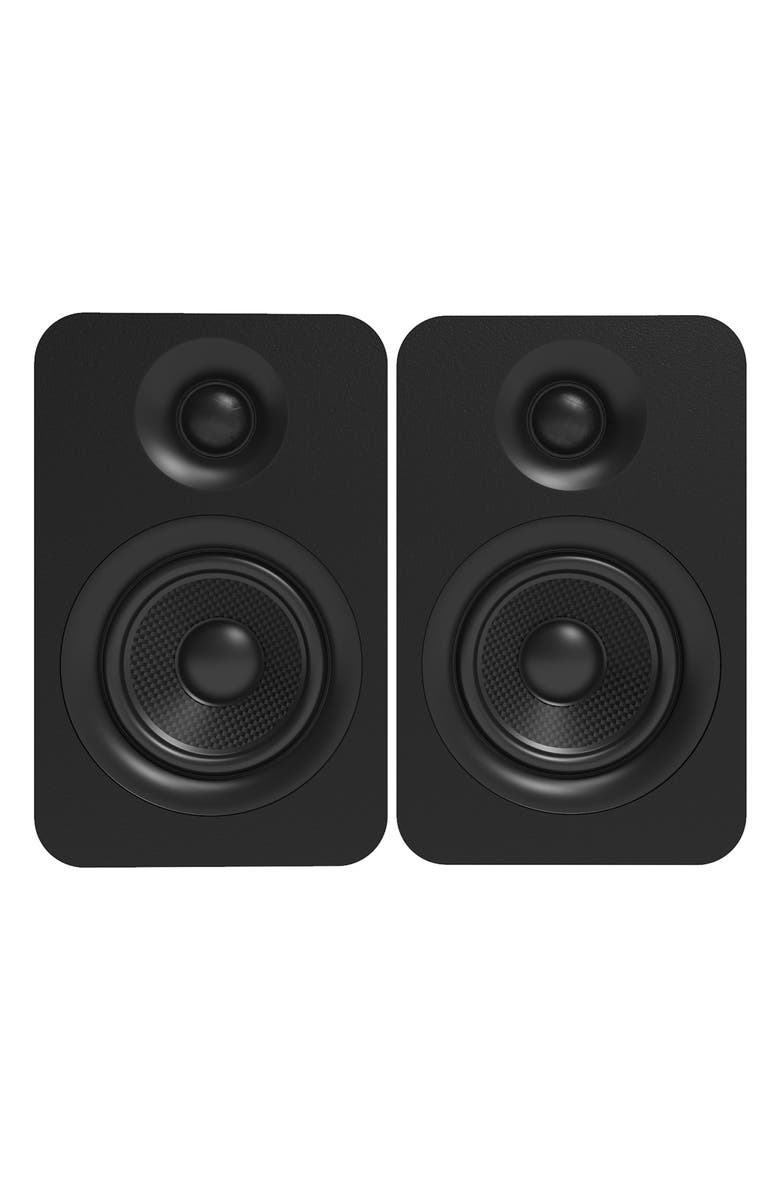 Kanto YUP4 Passive Bookshelf Speakers with 1" Silk Dome Tweeter & 4" Kevlar Woofer - Pair, Alternate, color, Black