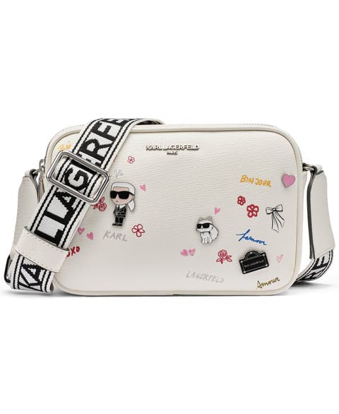 Maybelle Printed Paris Crossbody Bag