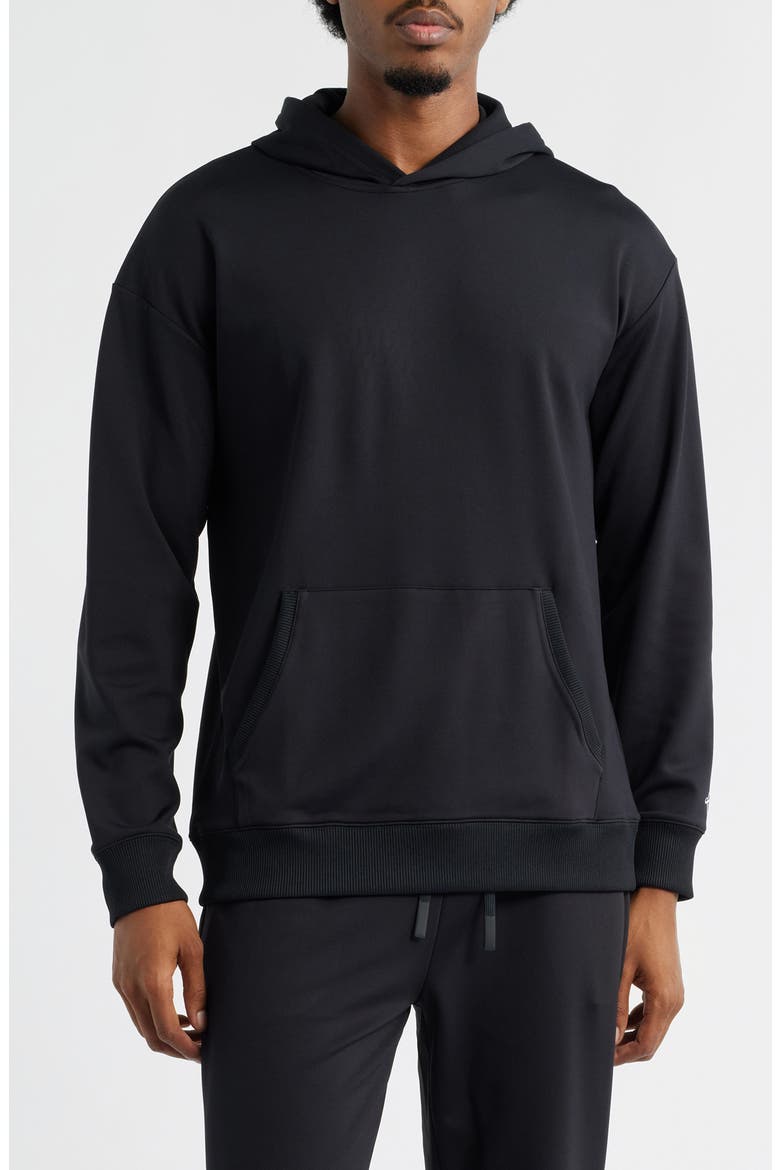 Tempo Comfort Performance Hoodie, Main, color, BLACK