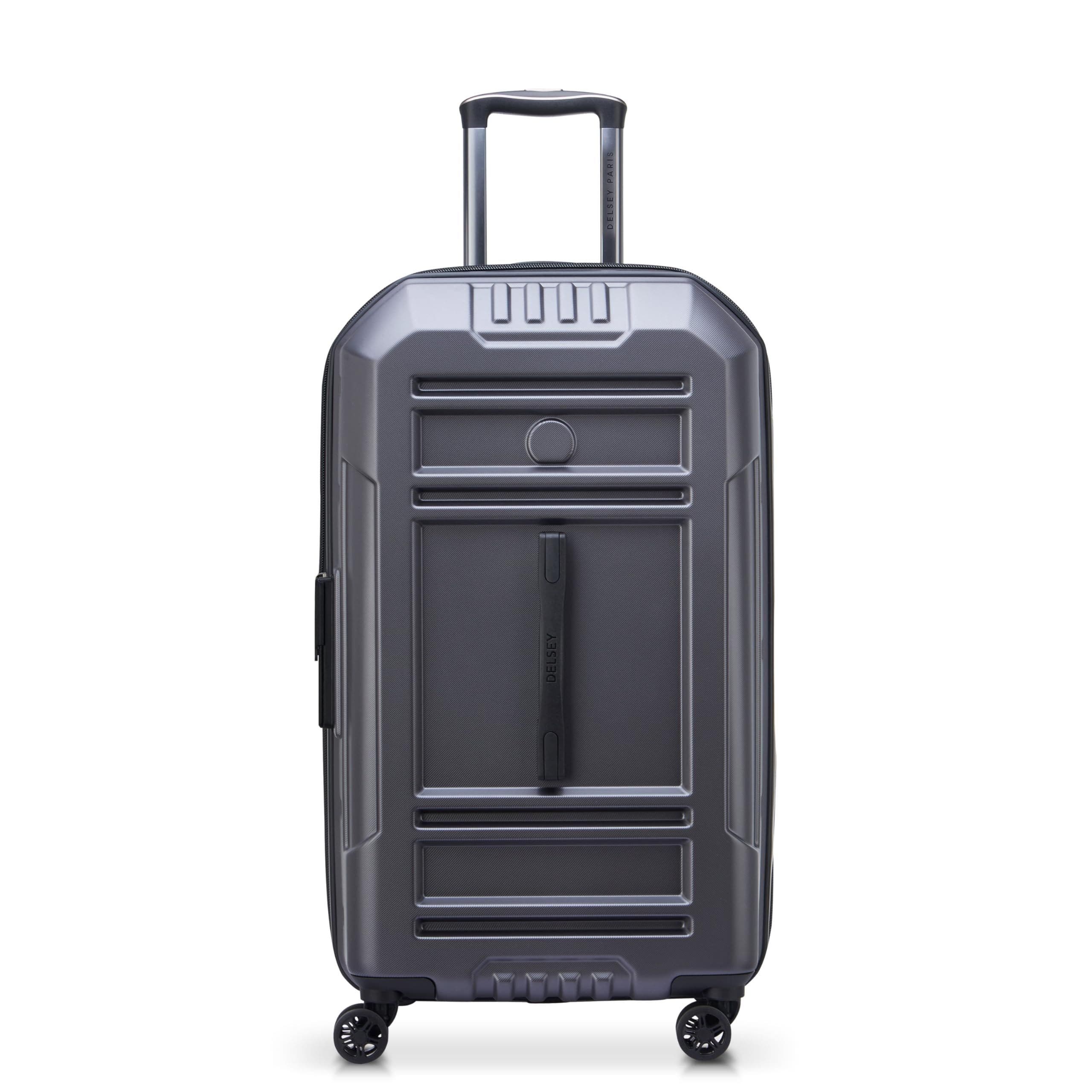 Delsey Paris Rempart Checked Medium Hardside Expandable Luggage Trunk with Spinner Wheels, Alternate, color, 