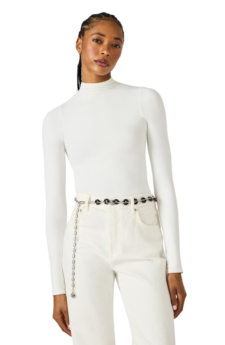 Steve Madden Resin Chain Belt, Alternate, color, Black