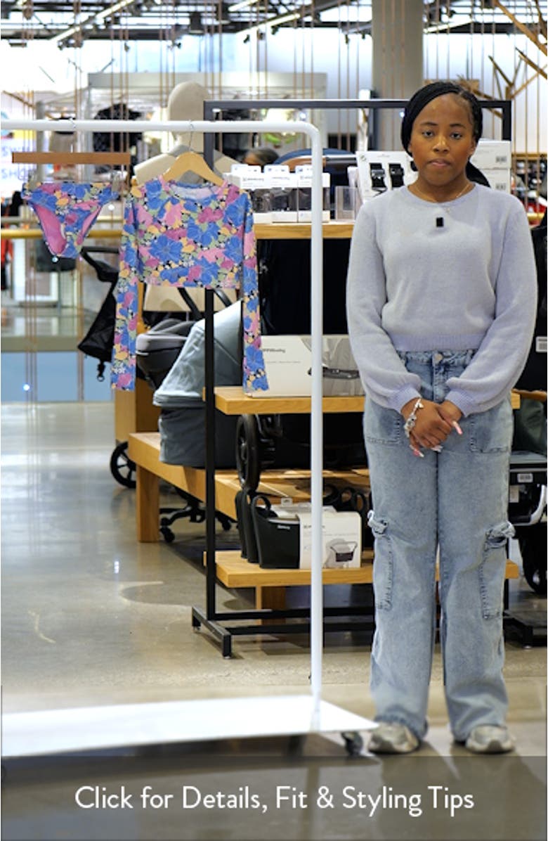 Kids' Outline Two-Piece Rashguard Swimsuit, sales video thumbnail