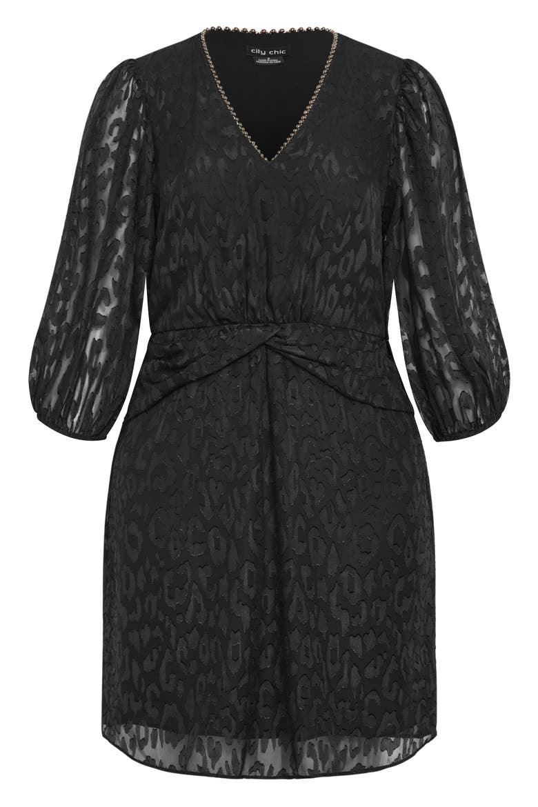 Lysandra Jacquard Dress, Alternate, color, BLACK