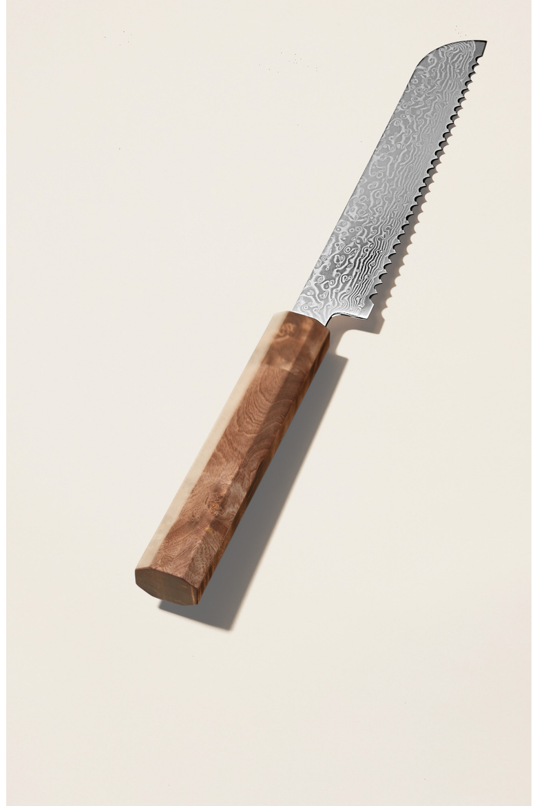 Kumo Knife Set with Knife Block, Alternate, color, Stabilized Maple