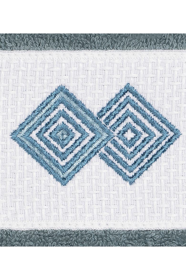 Noah Embellished Washcloth - Set of 2 - Teal, Alternate, color, TEAL