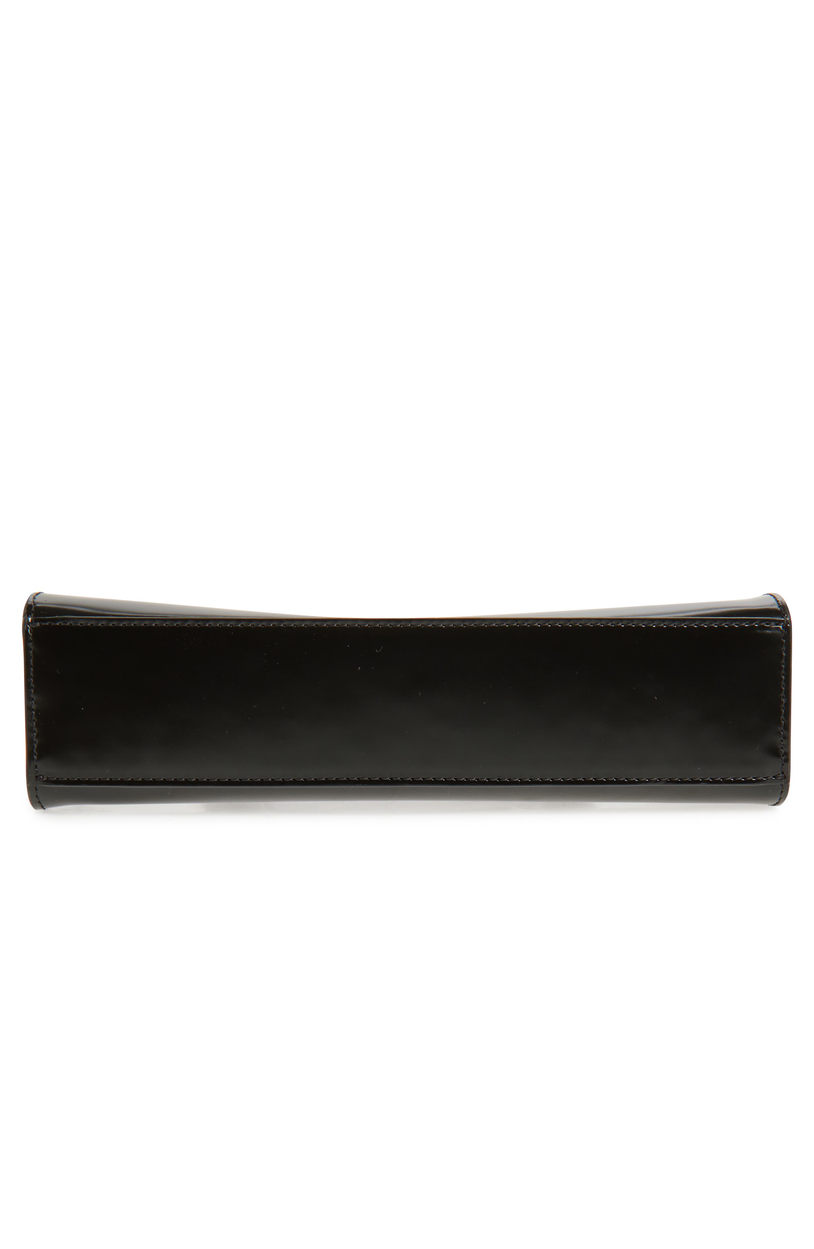 Lié Studio The Lou Top Handle Bag, Alternate, color, Black Patent Leather