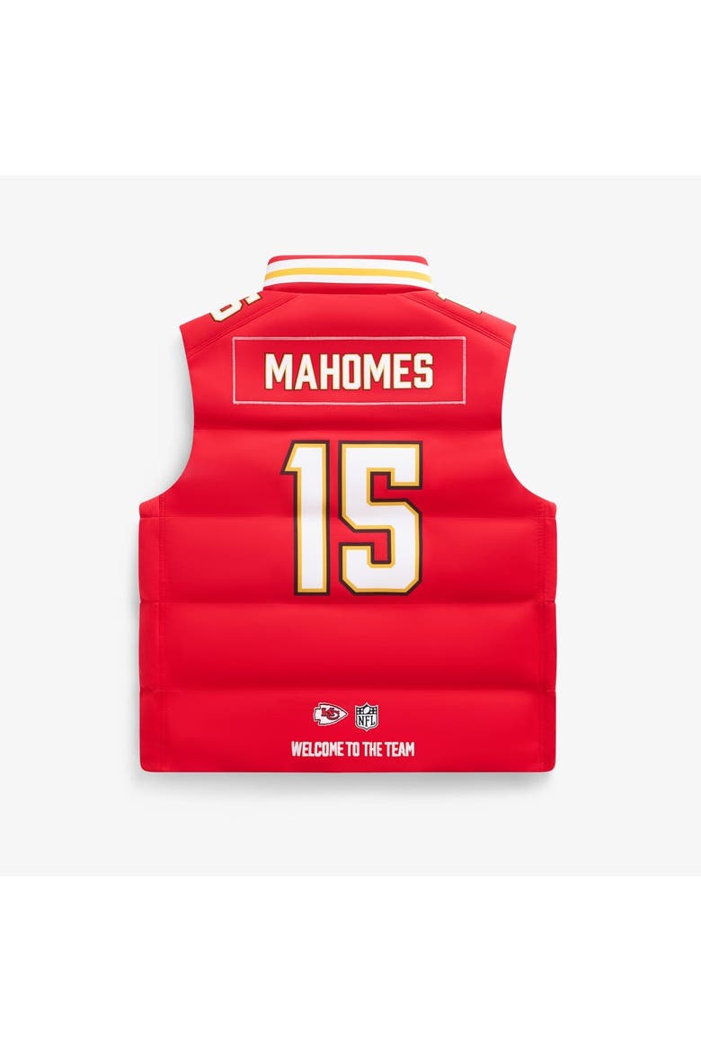 Unisex Patrick Mahomes Red Kansas City Chiefs Player Puffer Vest, Alternate, color, Red