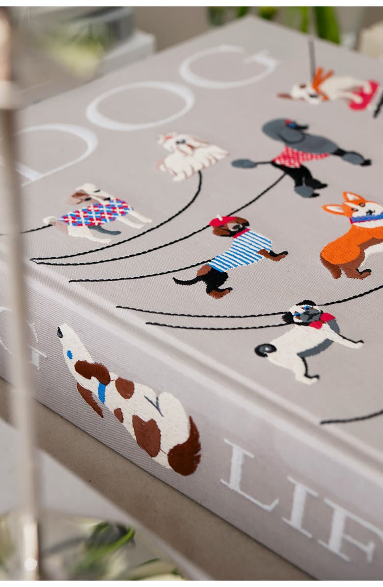 PRINTWORKS Dogs Embroidered Photo Album, Alternate, color, Beige Multi