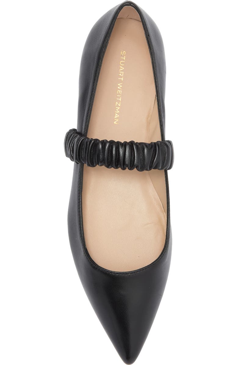 Stuart Weitzman Maxine Ballet Flat, Alternate, color, Black