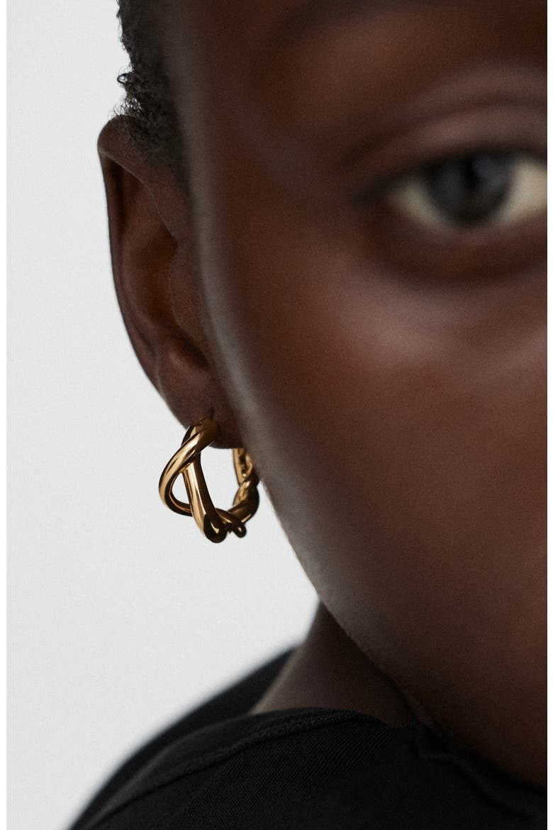 Ochre Medium Hoop Earrings, Alternate, color, 18K GOLD VERMEIL