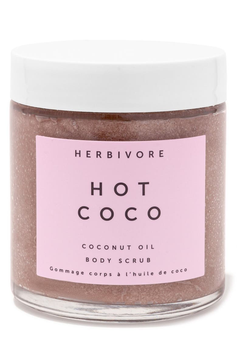 Herbivore Botanicals Hot Coco Coconut Oil Body Scrub, Main, color, 