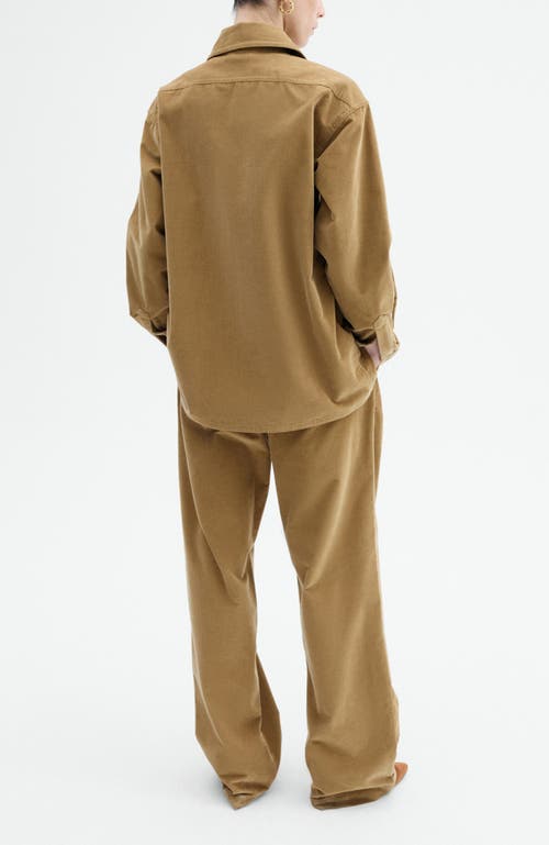 Co Rduroy Overshirt In Brown