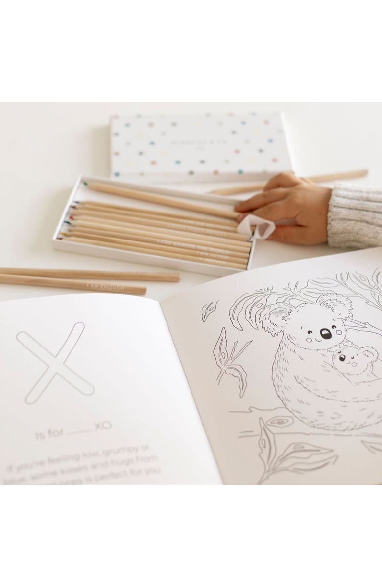 Mindful & Co Kids Mindful Coloring Pack, Alternate, color, White