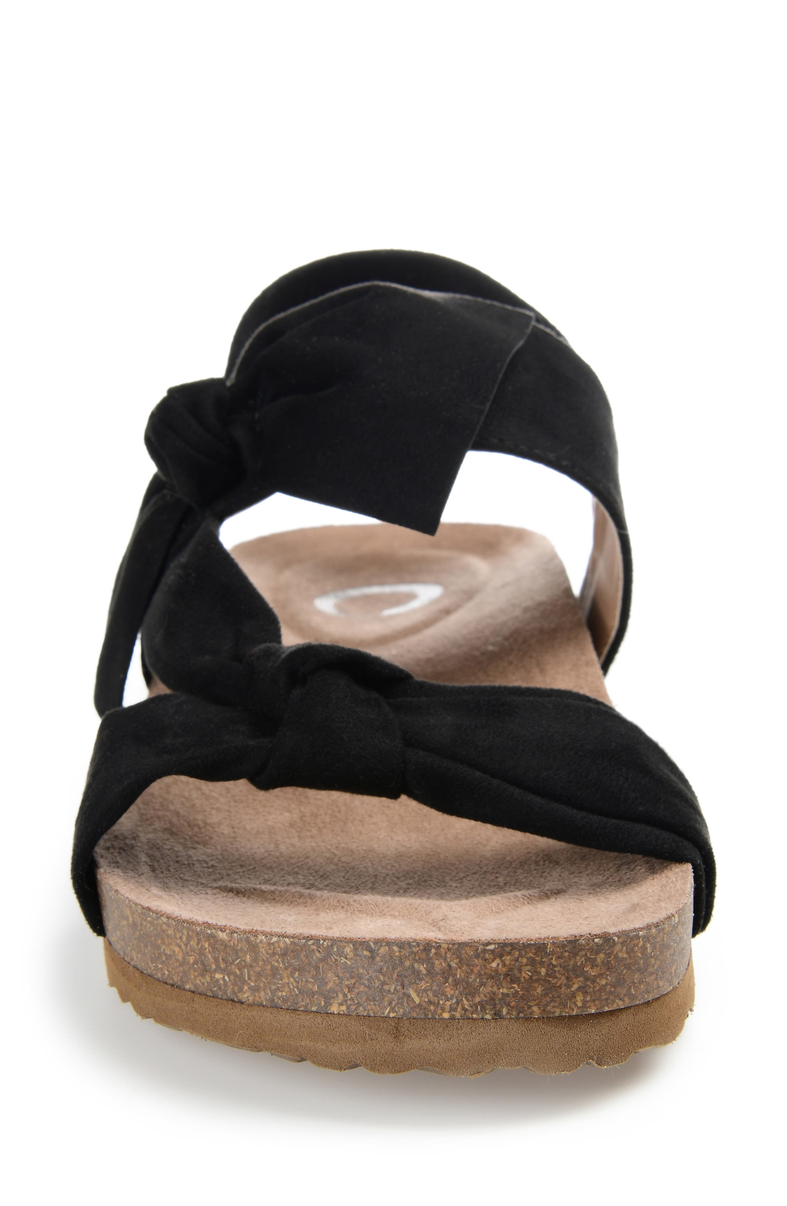 Journee Collection JOURNEE Xanndra Knotted Slingback Sandal, Alternate, color, 
