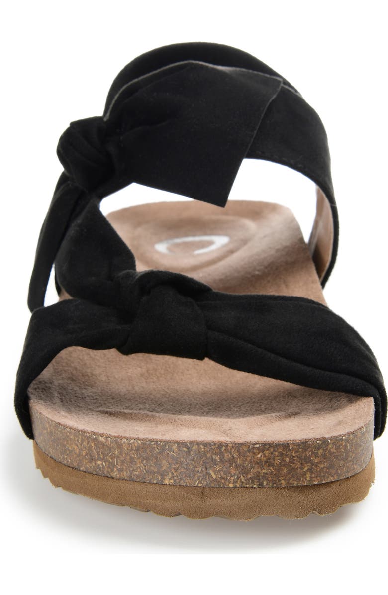 Journee Collection JOURNEE Xanndra Knotted Slingback Sandal, Alternate, color,