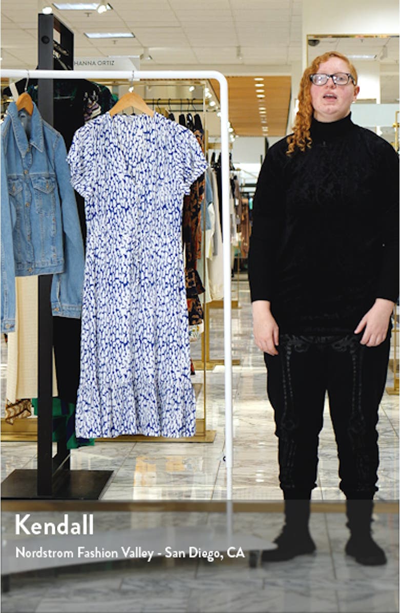 Kiki Abstract Leopard Print Dress, sales video thumbnail