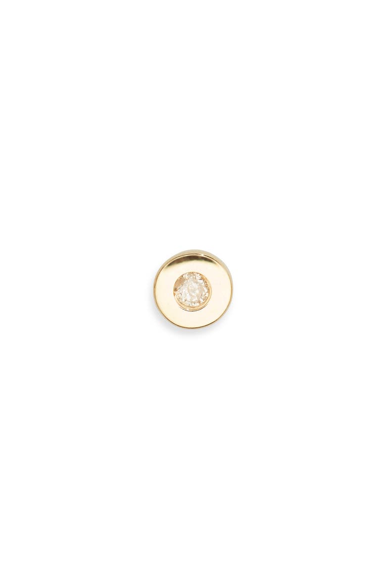 Single Flat Back Stud, Alternate, color, YELLOW GOLD