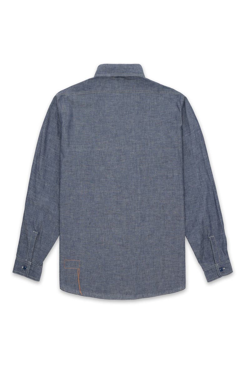 Otero Chambray Shirt, Alternate, color, BLUE