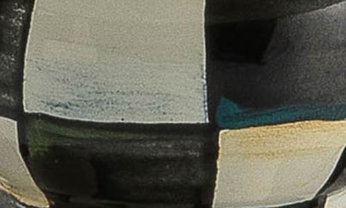 Mackenzie-childs Mackenzie Childs Courtly Check Mini Pedestal Platter In Multi