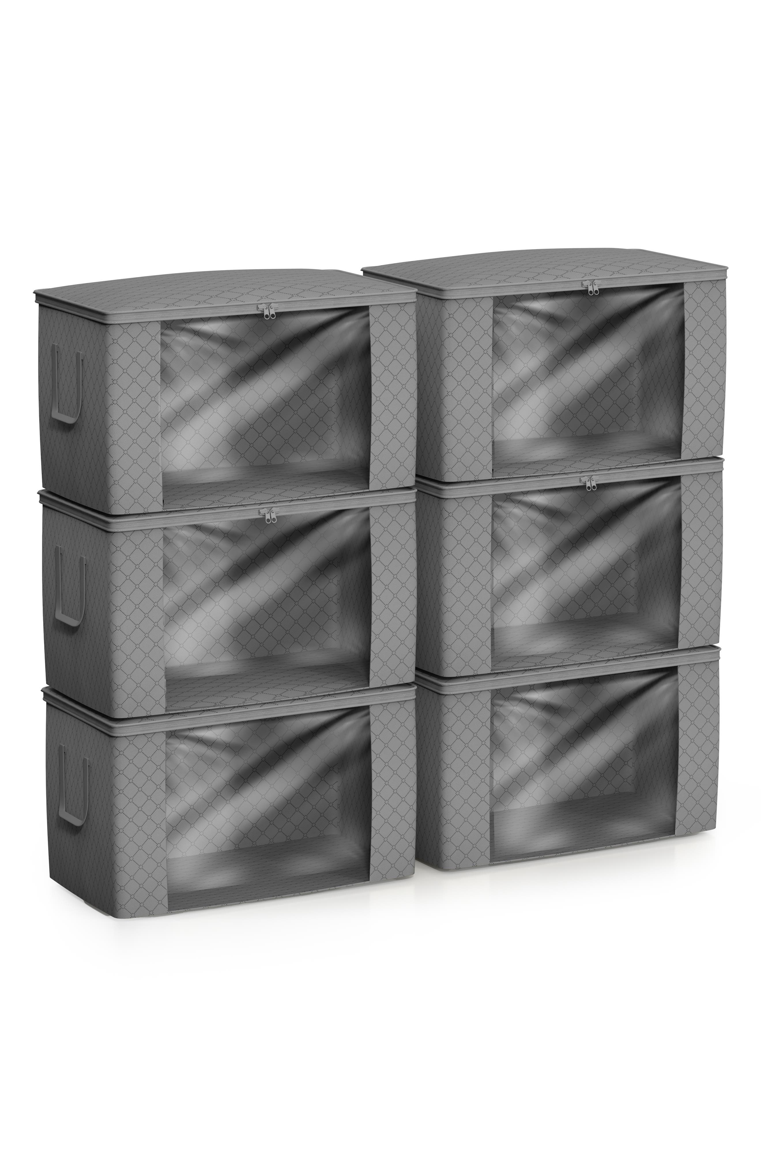 Set of 6 Foldable Storage Bins