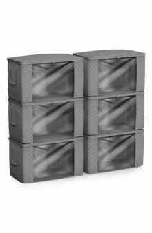 Set of 6 Foldable Storage Bins