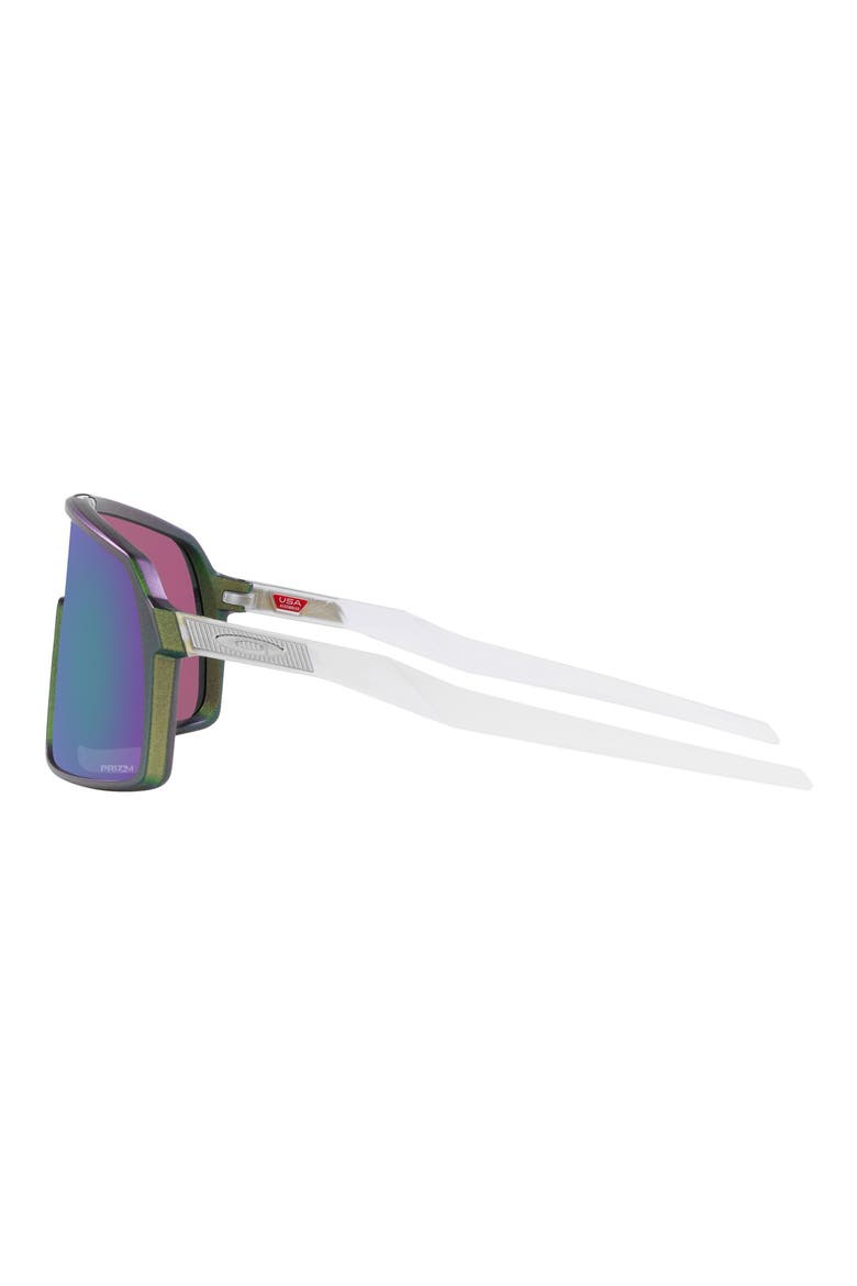 Sutro 137mm Prizm™ Wrap Shield Sunglasses, Alternate, color, SILVER