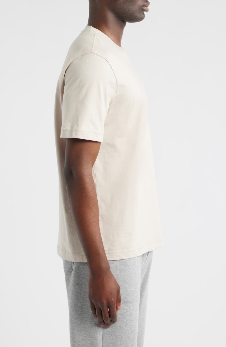 Organic Basics True Heavy Boxy Fit Organic Cotton T-Shirt, Alternate, color, Sandstone