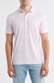 johnnie-O Michael Stripe Performance Golf Polo