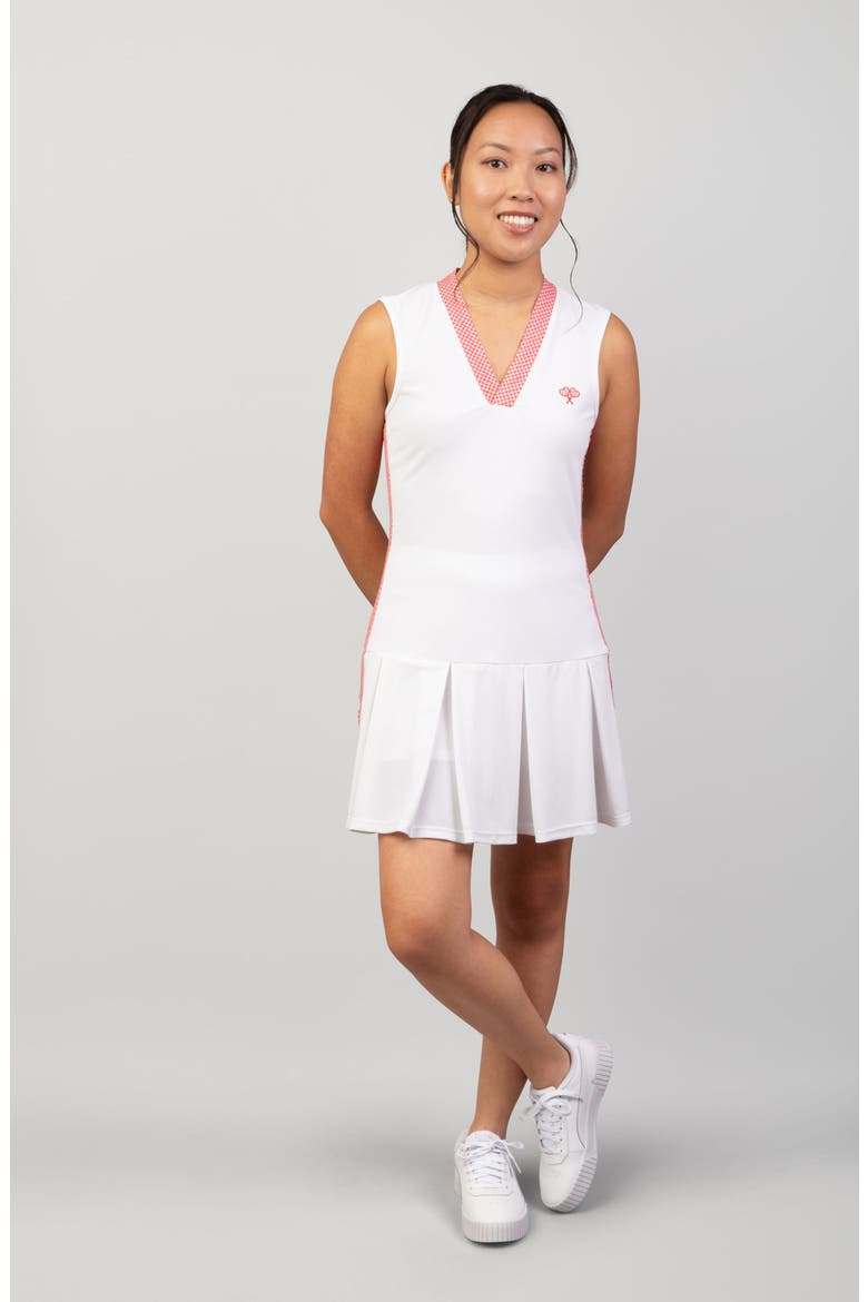 Women's Tracy Dress Gingham, Alternate, color, Pink