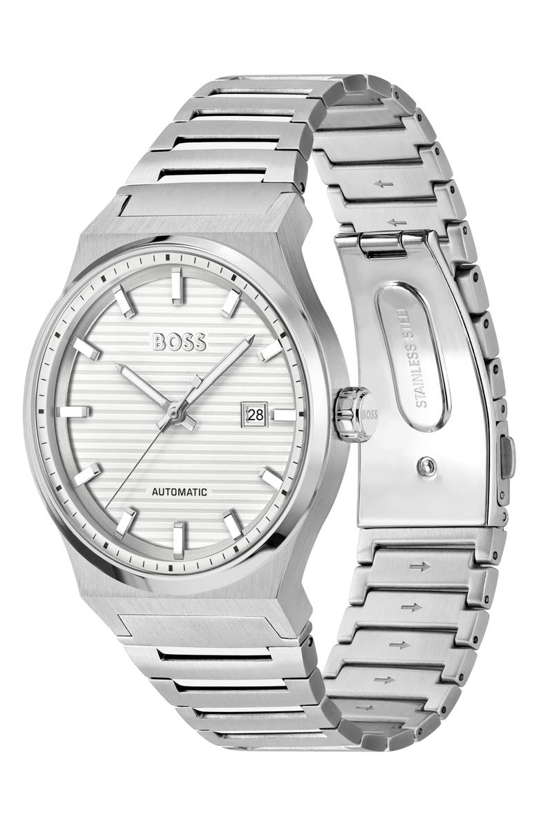 BOSS Candor Bracelet Watch, 41mm, Alternate, color,