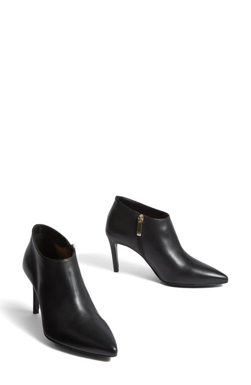 Lk Bennett Elle Pointed Toe Bootie In Black