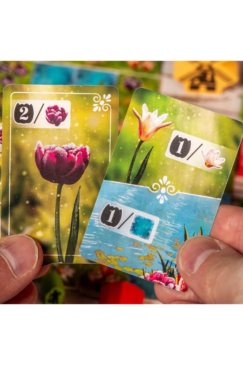 Frosted Blooms Tile Laying Board Game, Alternate, color, Multicolored