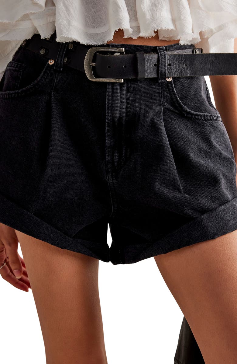 Danni High Waist Denim Shorts