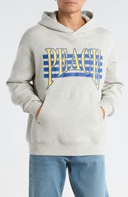 Museum of Peace & Quiet Seventies Logo Cotton Graphic Hoodie
