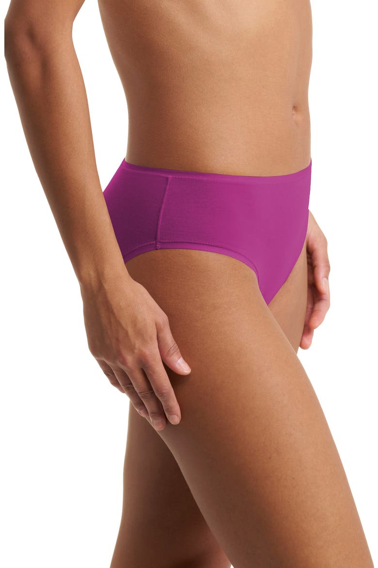 Bliss Bare Cotton Hipster Briefs, Alternate, color, MD MAGENTA