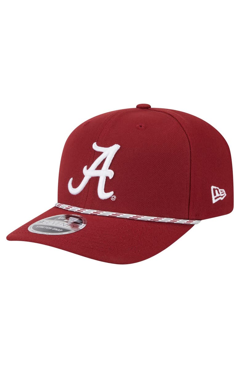 New Era Men's New Era Crimson Alabama Crimson Tide Game Day Multi-Rope 9SEVENTY Stretch-Snap Hat, Main, color, 
