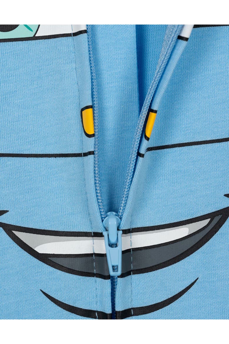 Cars Hooded One Piece, Alternate, color, Sally Light Blue