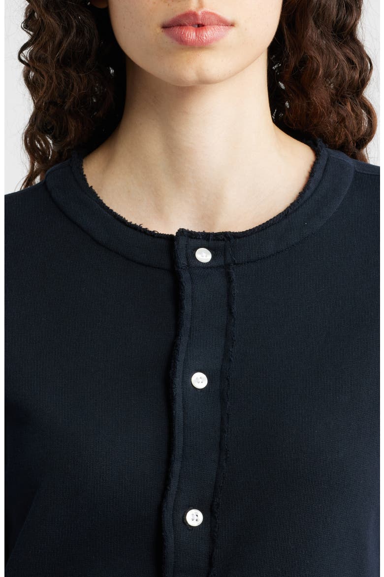 Jackie Button Front Cardigan, Alternate, color, BRITISH ROYAL NAVY