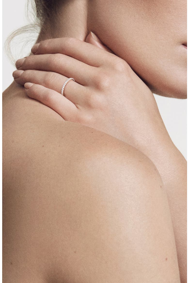 Cable Pavé Diamond Band Ring, Alternate, color, WHITE GOLD/ DIAMOND