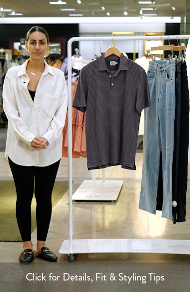 Retreat Stripe Short Sleeve Polo, sales video thumbnail