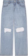 abercrombie kids Kids' Baggy Patch Destroyed Jeans