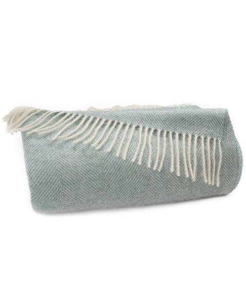 Southampton Home Shetland Lambswool Herringbone Throw