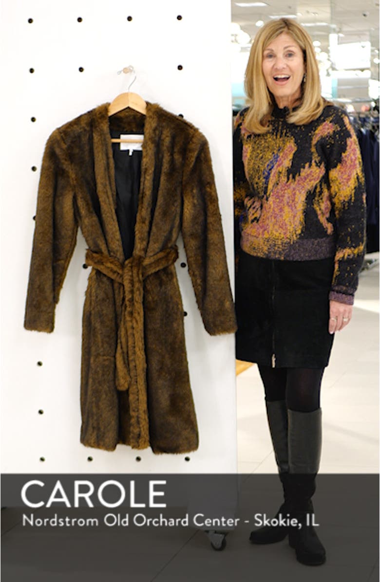 Faux Mink Fur Robe Coat, sales video thumbnail
