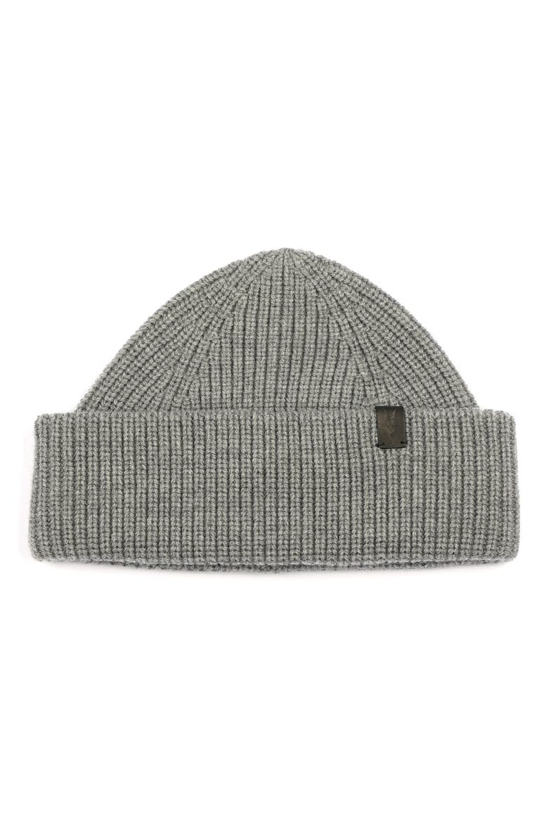 Merino Wool Beanie, Main, color, GREY MARL