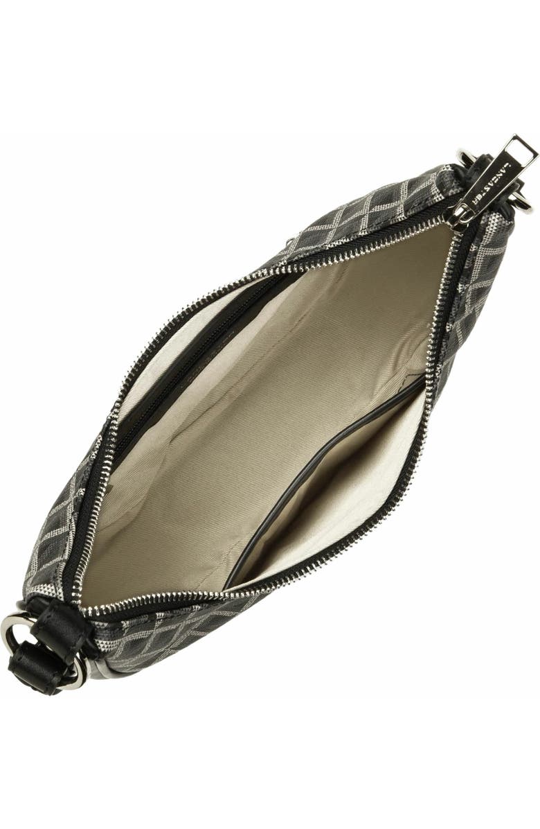 Lancaster Zipped Hobo Bag Ikon IT, Alternate, color, Noir