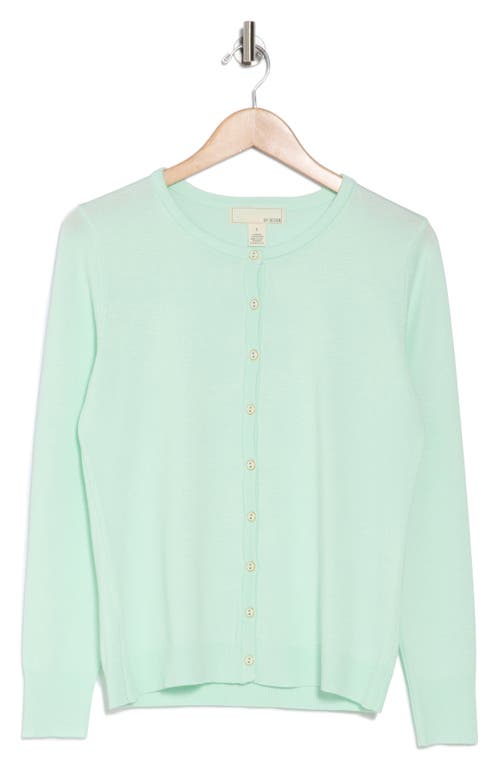 By Design Lightweight Garden Cardigan In Aqua Glass