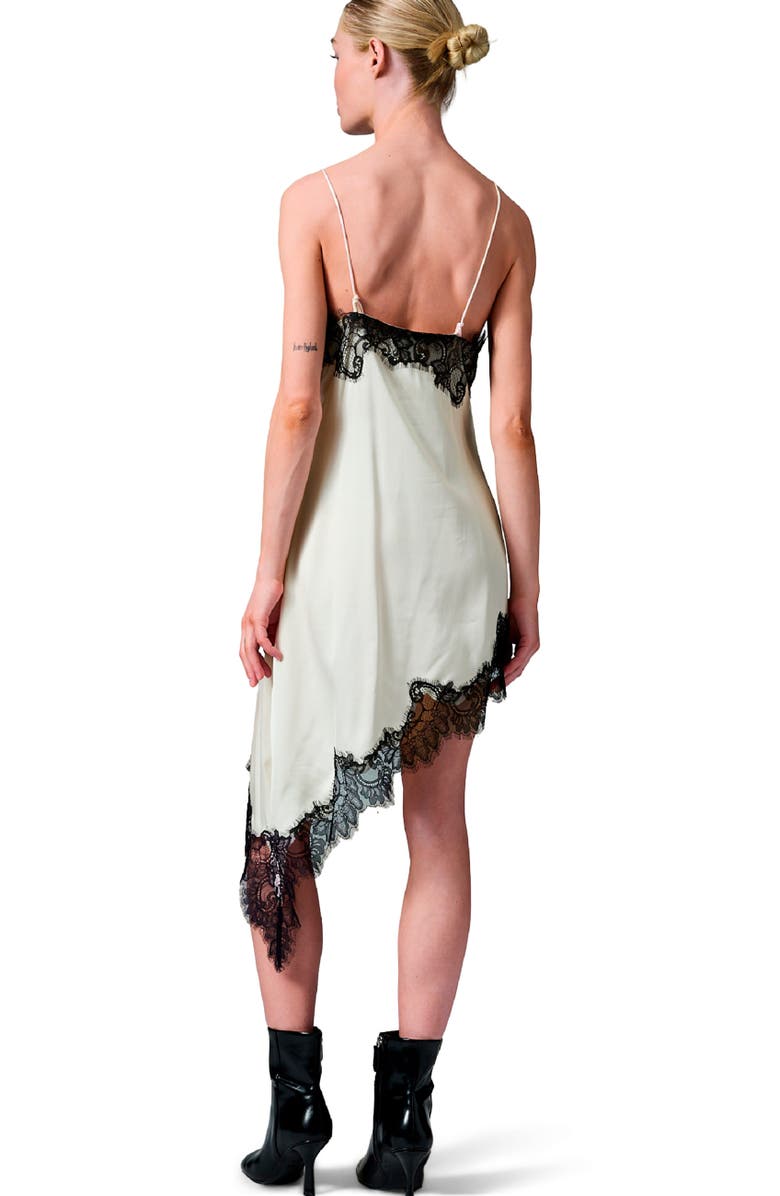 DAY Birger et Mikkelsen Lara Lace Trim Asymmetrical Slip Dress, Alternate, color, Vanilla Ice