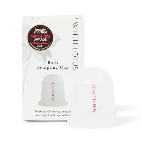 White Lotus Beauty Face, Eye & Body Sculpting Cupping Set In White
