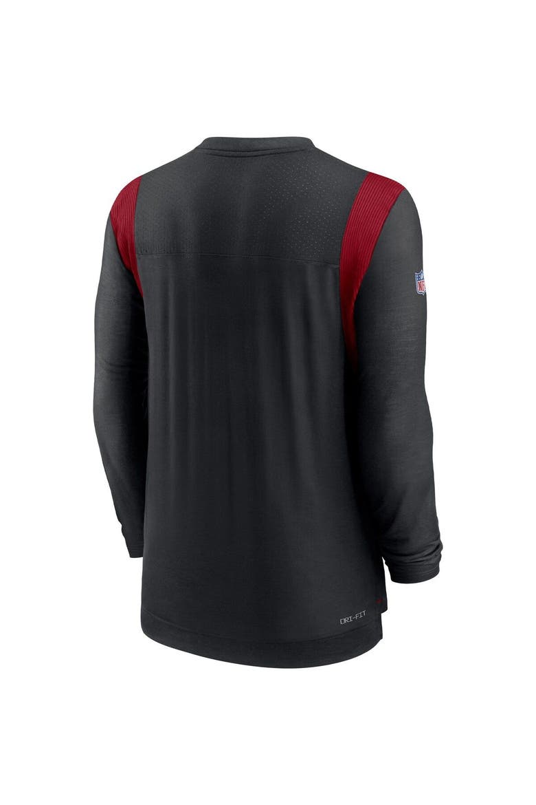 Men's Nike Black Arizona Cardinals Sideline Tonal Logo Performance Player Long Sleeve T-Shirt, Alternate, color, Black